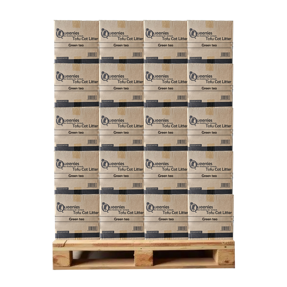 Tofu Cat Litter Groene Thee Pallet 40 Dozen 240 zakken