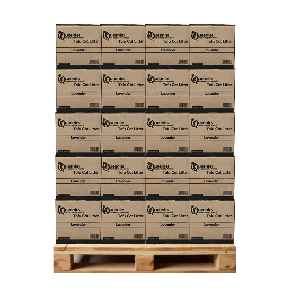 Tofu Cat Litter Lavender Pallet 40 Dozen 240 zakken