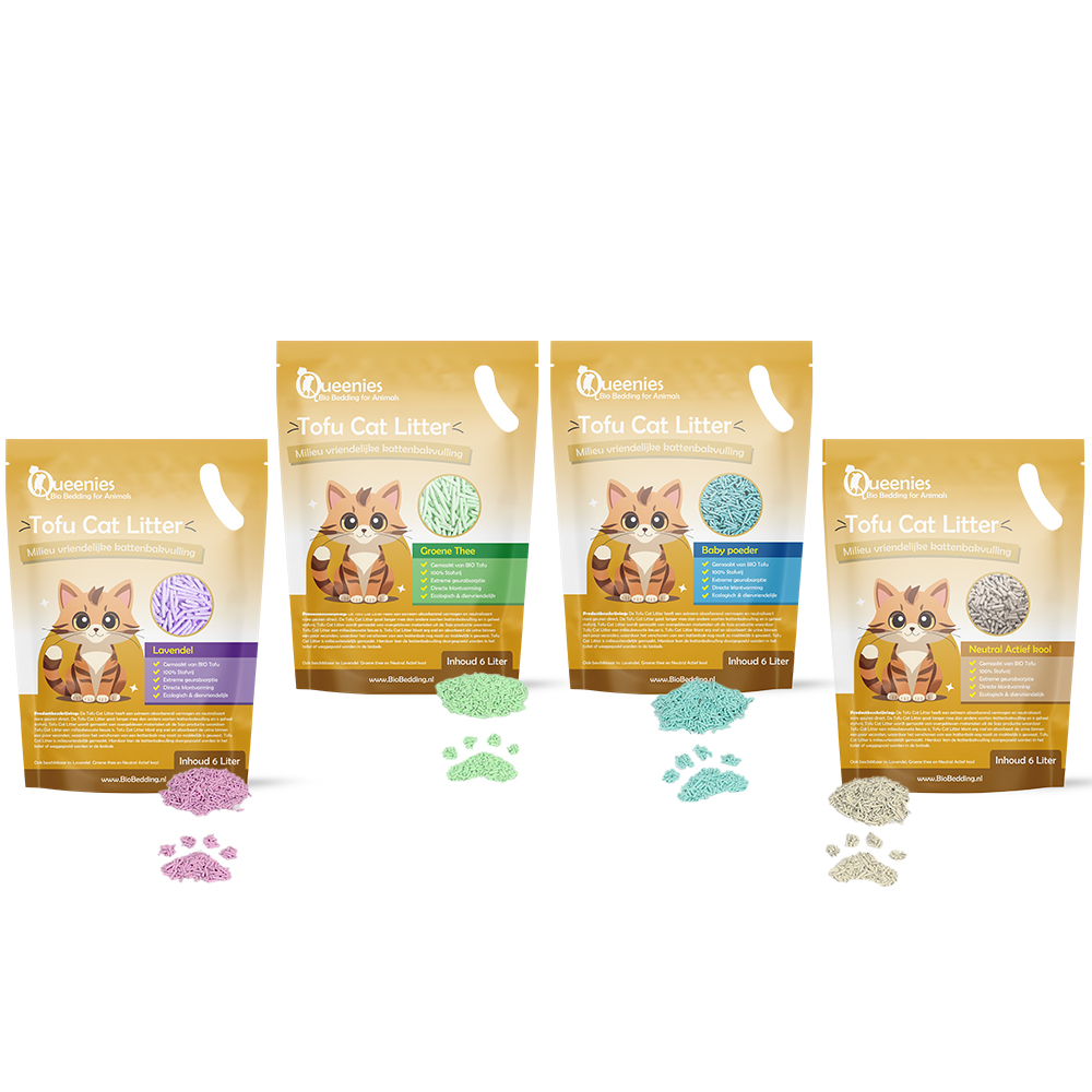 Tofu cat litter
