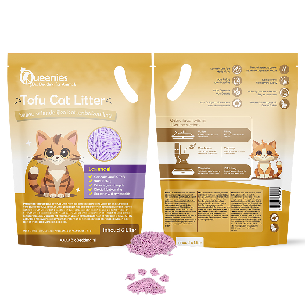 Kattenbakvulling Lavendel