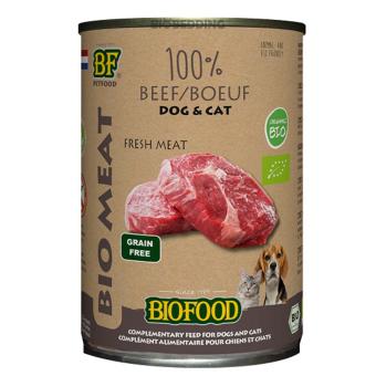 Biofood Organic 100% rundvlees 400 g blik