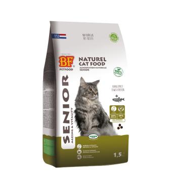 Zak BF Petfood Senior 1.5 kg – kattenvoer voor oudere katten