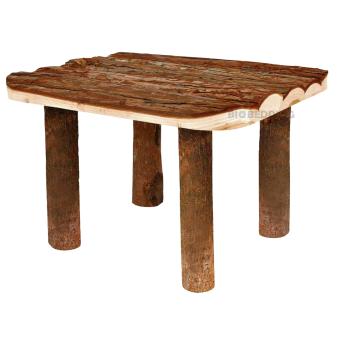 Plateau van hout voor knaagdieren als verhoging in het verblijf