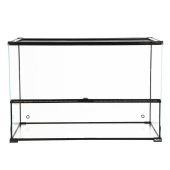 Paludarium terrarium met hoge waterlijn