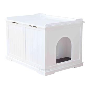 Ingang kattenhuis links of rechts te monteren