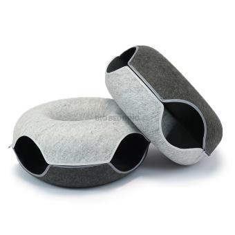 Kattenmand Cosy Donut Duo Color 60 cm 2 openingen