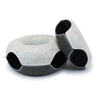 Cosy Donut Kattenmand Duo Color 50 cm dubbele ingang