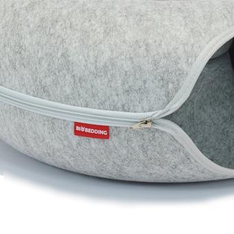 Cosy Donut Kattenmand Lichtgrijs groot