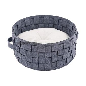 Kattenmand 45 cm met handvatten en zacht kussen