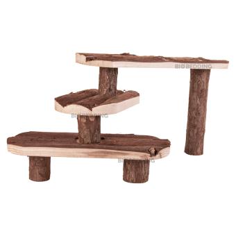 Klimtrap van hout