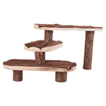 Klimtrap van hout