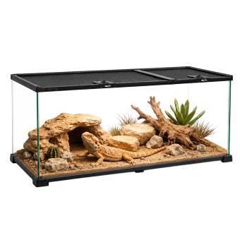 Glazen reptielenkooi 76x30x30 cm van HabiTerra