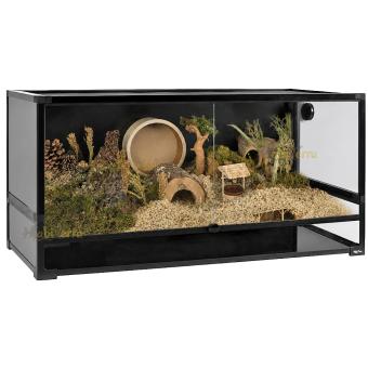 HabiTerra terrarium 120x60x60 cm met schuifruiten