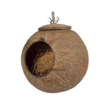 Jungle kokosnoot met ophangsysteem voor knaagdieren