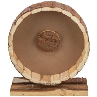 Houten renrad 29 cm voor hamsters en gerbils