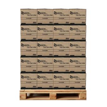 Tofu Cat Litter Lavender Palletverkoop