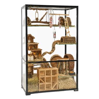 HabiTerra gerbil terrarium 75x40x100 cm met schuifruiten