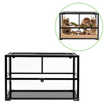 Glazen terrarium voor hamsters en gerbils