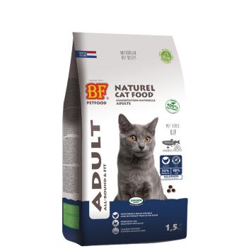 Zak BF Petfood Adult kattenvoer 1.5 kg – voor volwassen katten