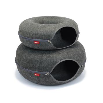 Design kattenhuis van vilt
