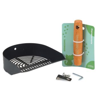 Carbon steel kattenbakschep ophangbaar