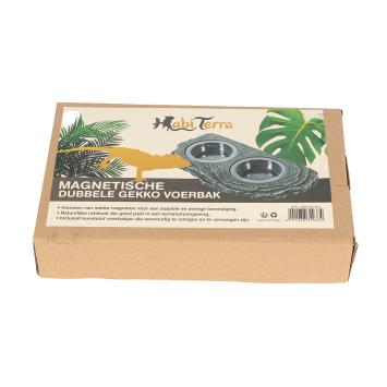 Magnetische voerbak met 6 verwisselbare bakjes