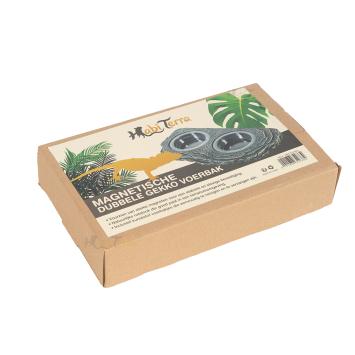 Magnetische voerbak met 6 verwisselbare bakjes