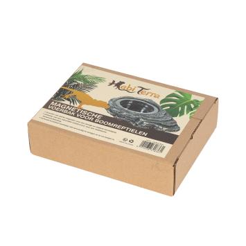 Compacte magnetische voerbak met rotsstructuur