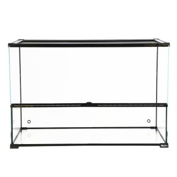 Paludarium terrarium met hoge waterlijn