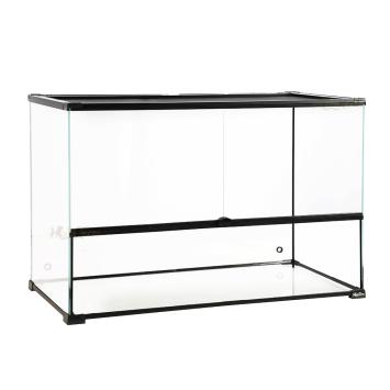 Bioactief terrarium met planten en watergedeelte