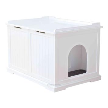 Ingang kattenhuis links of rechts te monteren