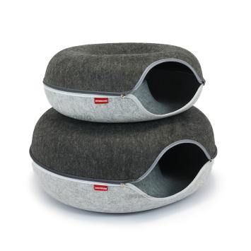 Cosy Donut Kattenmand Duo Color groot formaat