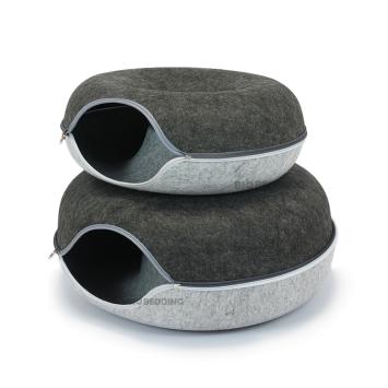 Kattenhuis Duo Color Vilt 50 cm
