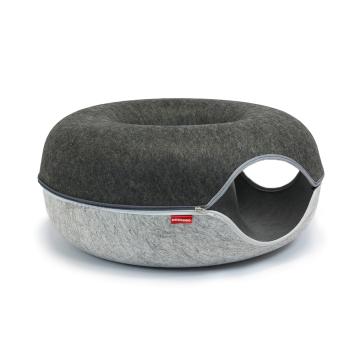 Kattenmand Vilt Duo Color 50 cm twee ingangen