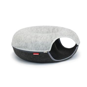 Cosy Donut Duo Color Kattenmand 60 cm actief gebruik