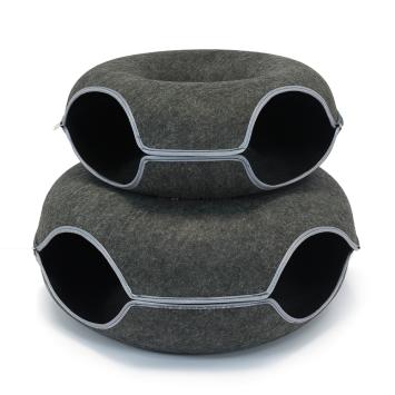 Design kattenhuis van vilt