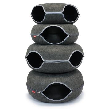 Comfortabele kattenmand met ritssluiting