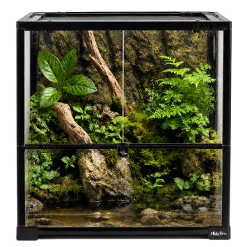 Terrarium met zijventilatie