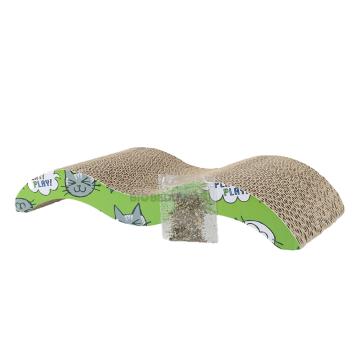 Katten krabkarton inclusief catnip zakje