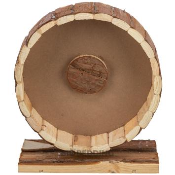 Houten renrad 29 cm voor hamsters en gerbils