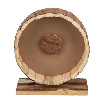 Renrad Ø 23 cm van hout voor gerbils en dwerghamsters