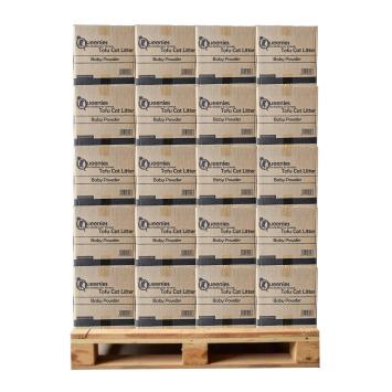 Pallet vol met Cat Litter Baby poeder