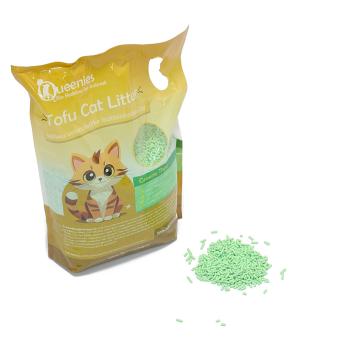 Tofu kattenzand in zak van 6L – natuurlijke kattenbakvulling met frisse groene thee geur
