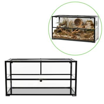 HabiTerra hamster terrarium van glas