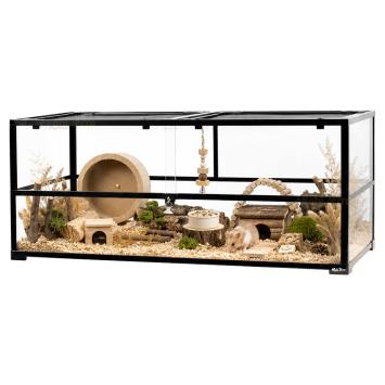 Ruim terrarium voor Syrische goudhamsters