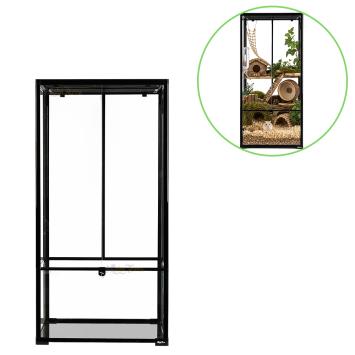 Hoog terrarium voor klimmende reptielen