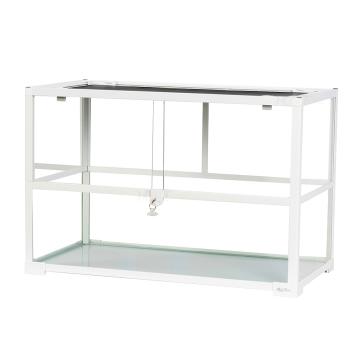 Wit terrarium met veiligheidsslot